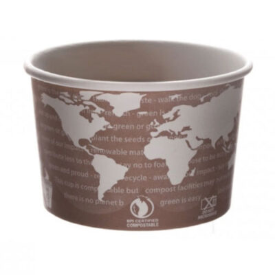 Eco Products Paper World Art Container 8 oz EP-BSC8-WA