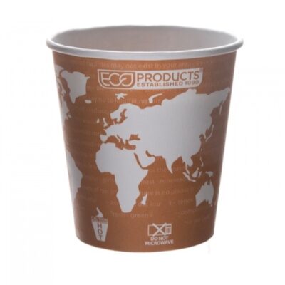 Eco Products Paper World Art Hot Cup 10 oz EP-BHC10-WA