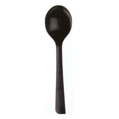 Eco Products RPS Black Soup Spoon 6 in EP-S114