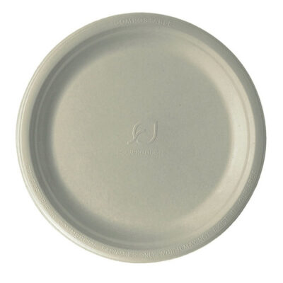 Eco Products Sugarcane Kraft Round Plate 10 in EP-NP005
