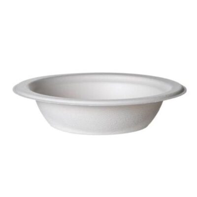 Eco Products Sugarcane White Bowl 12 oz 6 in x 1.5 in EP-BL12