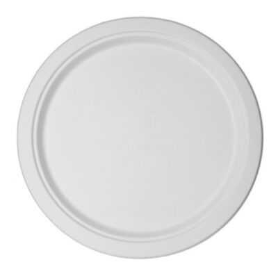 Eco Products Sugarcane White Round Plate 12 in EP-P012