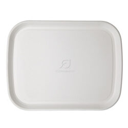 Eco Products Sugarcane White Tray 13 in x 17 in EP-SCTR1317