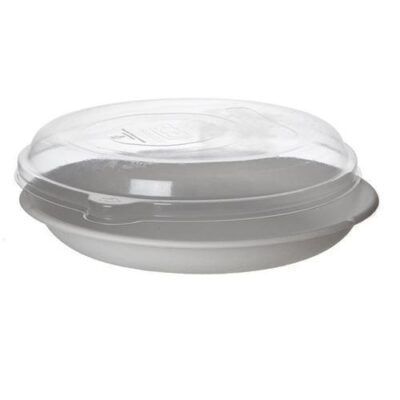 Eco Products rPET Clear Lid for Round Container 9 in EP-SCR9LID