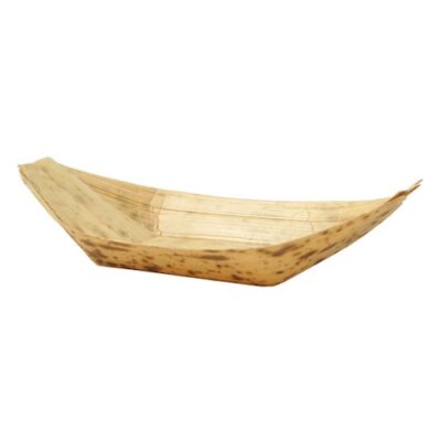 PacknWood Bamboo Leaf Boat 0.5 oz 3 in x 1.6 in x 0.4 in 210BJQ7