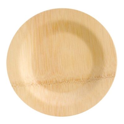 PacknWood Bamboo Round Veneer Plate 7 in 210BVNER7RD
