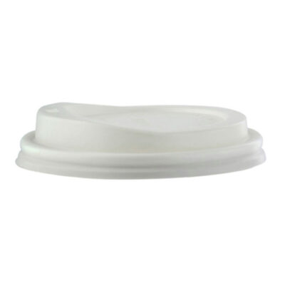 PacknWood CPLA Flat Lid for Cup 8 oz 3.1 in 210LGDW8