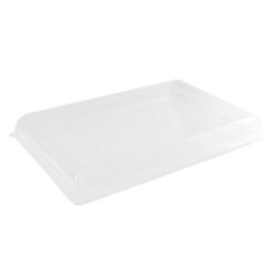 PacknWood Clear Dome Lid for Compartment Tray 16 in x 11 in 210ECODL4229