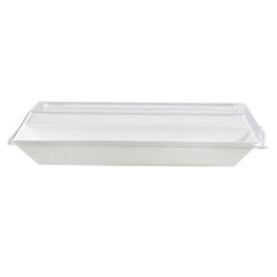 PacknWood Clear Dome Lid for Eco Design Plate 10.2 in x 5.1 in 210ECODL2714