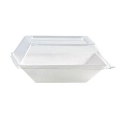 PacknWood Clear Dome Lid for Eco Design Plate 5.1 in x 5.1 in 210ECODL1414