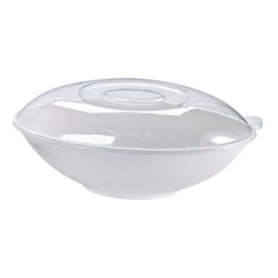PacknWood Clear Dome Lid for Oval Bowl 32 oz 210BCHICL1002