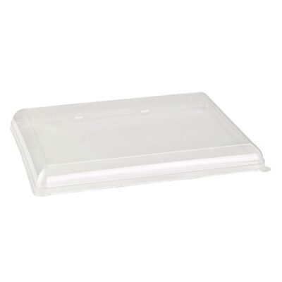 PacknWood Clear Dome Lid for Rectangular Platter 15.3 in x 11.4 in 210BCHICL4030