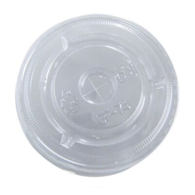 PacknWood Clear Flat Lid for Portion Cup 2.95 in 210GKL74X