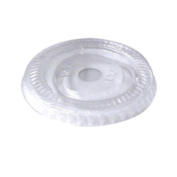 PacknWood Clear Flat Lid for Portion Cup 3.7 in 210GKL96L