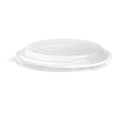 PacknWood PET Clear Dome Lid for Salad Bucket 52 oz 210PCL1501L