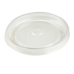 PacknWood PP Clear Flat Lid for Soup Cup 16 oz 3.8 in 210SOUPLPP17