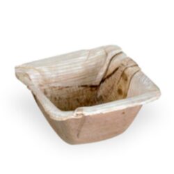 PacknWood Palm Leaf Square Dish 2.5 in 210BBB671