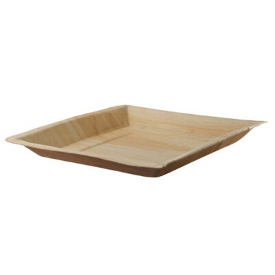 PacknWood Palm Leaf Square Plate 10 in 210BBA2424