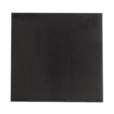 PacknWood Paper Black Napkin 2-Ply 10 in x 10 in 210SMP2525N