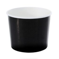 PacknWood Paper Black Souffle Portion Cup 10 oz 210POC320N