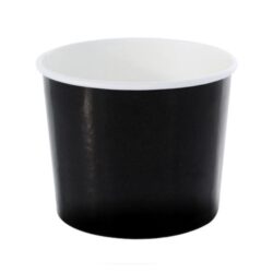 PacknWood Paper Black Souffle Portion Cup 7 oz 210POC181N