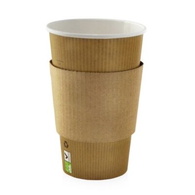 PacknWood Paper Coffee Cup Sleeve 12 16 oz 210GBAG16