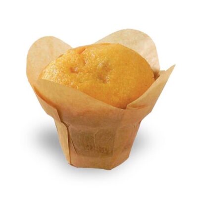 PacknWood Paper Golden Brown Silicone Lotus Baking Cup 4 oz 1.5 in 209CPSL3M