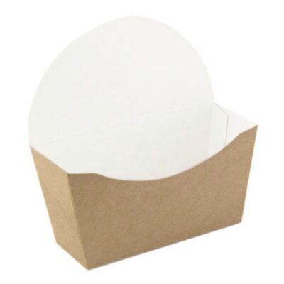 PacknWood Paper Kraft Bagel Box 4.7 in x 1.7 in x 4.7 in 210CBAGL