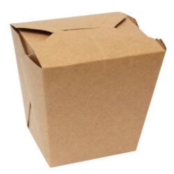 PacknWood Paper Kraft Take Out Box 24 oz 4 in x 3.5 in 210ASKRAFT26