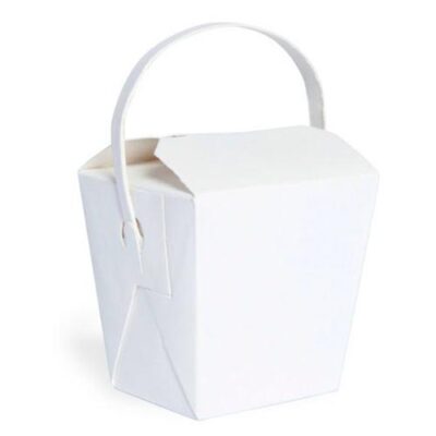 PacknWood Paper Noodle Box Handle 8 oz 2.6 in x 2.8 in x 2.8 in 210ASPAIL8BL