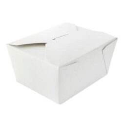 PacknWood Paper White Meal Box 22 oz 210BIO1