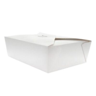 PacknWood Paper White Meal Box 50 oz 210BIO3