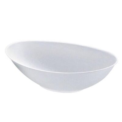 PacknWood Sugarcane White Oval Bowl 32 oz 9.4 in x 5.7 in 210BCHIC1000