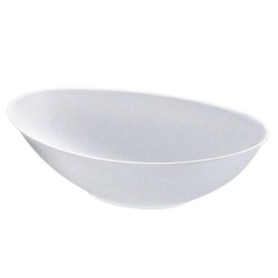 PacknWood Sugarcane White Oval Bowl 44 oz 10.6 in x 6.2 in 210BCHIC1500