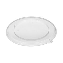 Sabert PP Clear Flat Lid for Round Bowl 24 32 48 oz 5211090D300