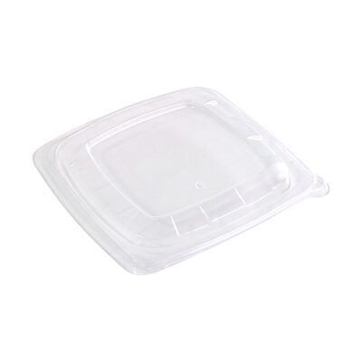Sabert PP Clear Flat Lid for Square Bowl 24 28 32 oz 51932F300