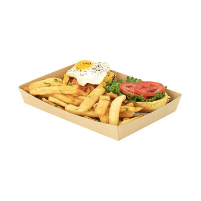 Sabert Paper Dining Food Tray 10 in x 7 in 99817