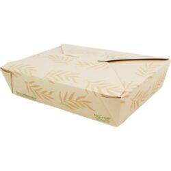 World Centric 2 Paper NoTree Container - 50 oz - 8.5 x 6.2 x 1.85 - TO-NT-2