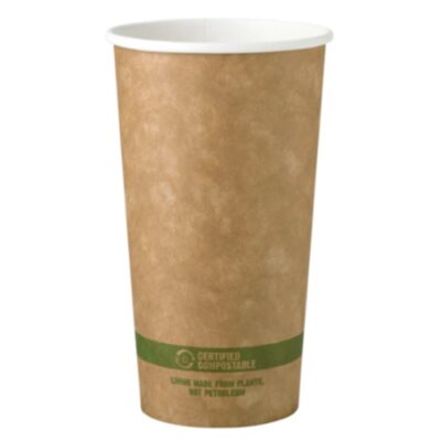 World Centric Kraft Paper Hot Cup 20 oz CU-PA-20-K