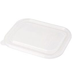 World Centric PLA LID PLA Tray 8 in x 6 in TRL-CS-8