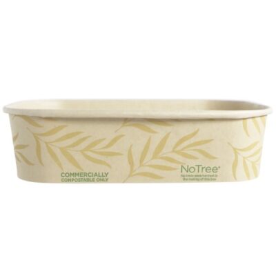 World Centric Paper NoTree Box Container - 16 oz - 6.8 x 4.7 x 1.6 - CT-NT-16