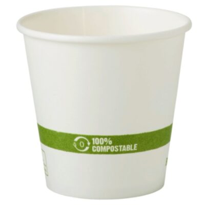 World Centric White Paper Hot Cup 10 oz CU-PA-10
